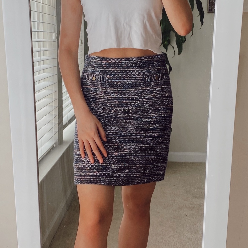 LOFT MULTICOLORED SKIRT